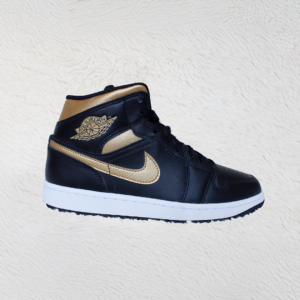 Jordan 1 Mid Black Gold